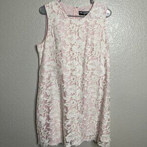 Karl Lagerfeld Pink and White Dress